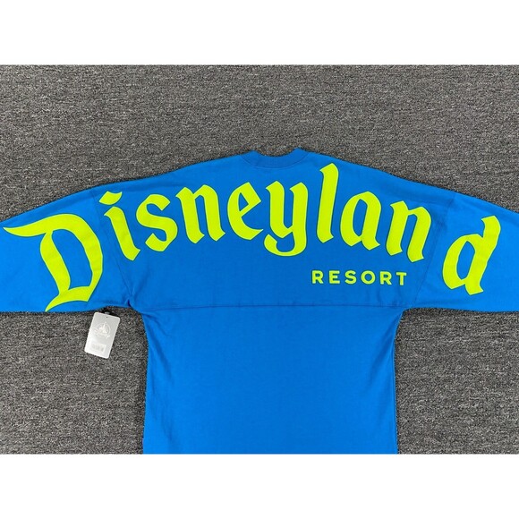 Spirit Jersey Disney Parks Adult Extra Small Blue Neon Long Sleeve Disneyland XS - Picture 13 of 14